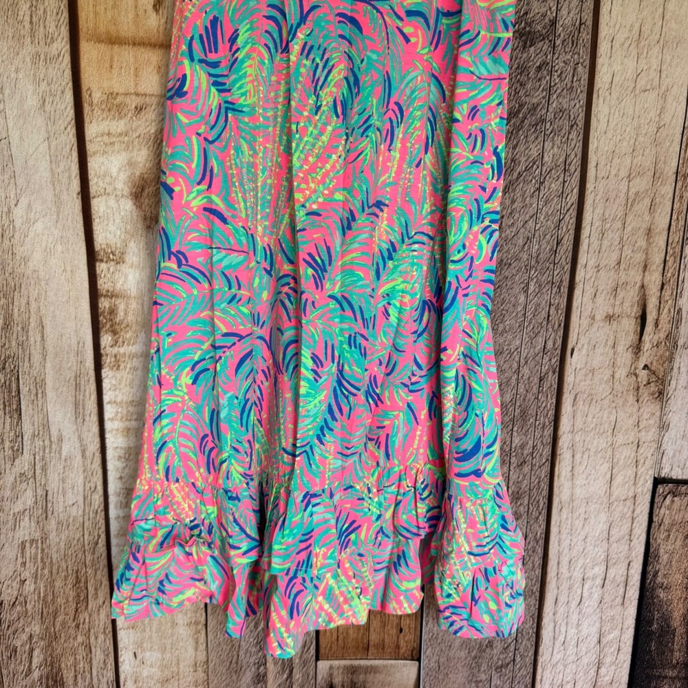 Lilly Pulitzer Evangelia Coco Breeze Dress Tropical Coastal Preppy Coastal Small - Picture 4 of 8